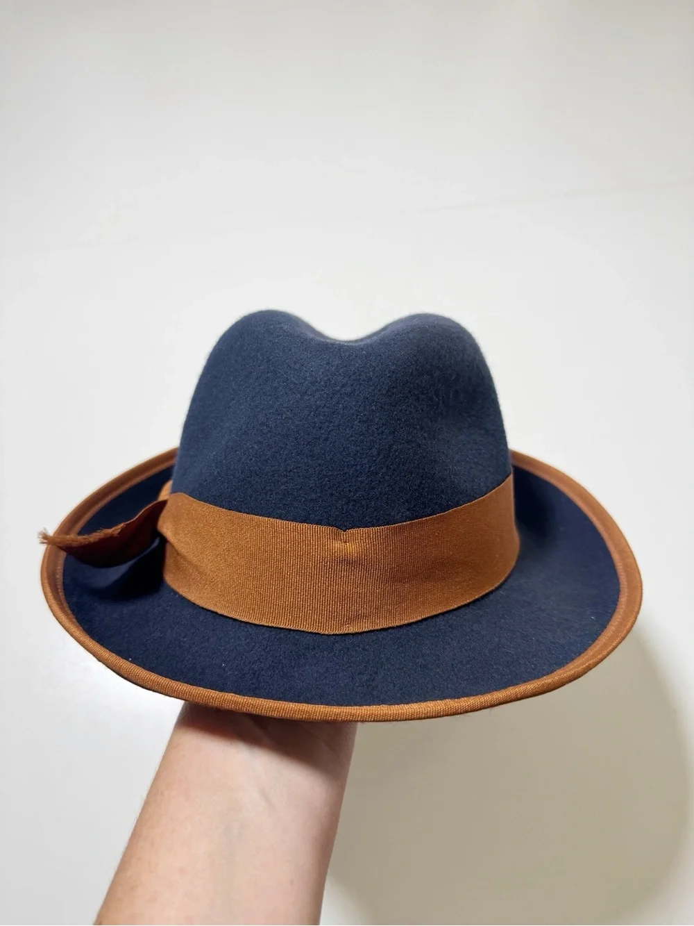 Urban Outfitters Cooperative Navy Blue Wool Hat